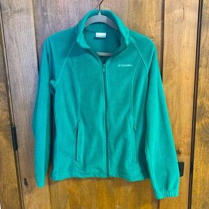 Green Columbia zip up